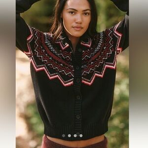 Beach riot x Anthropologie xs fair isle nwt